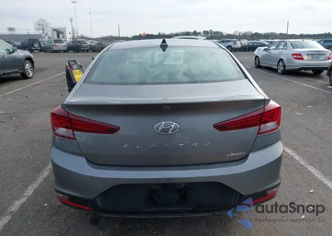 2020 Hyundai Elantra Limited from USA, damaged, VIN 5NPD84LF8LH529320